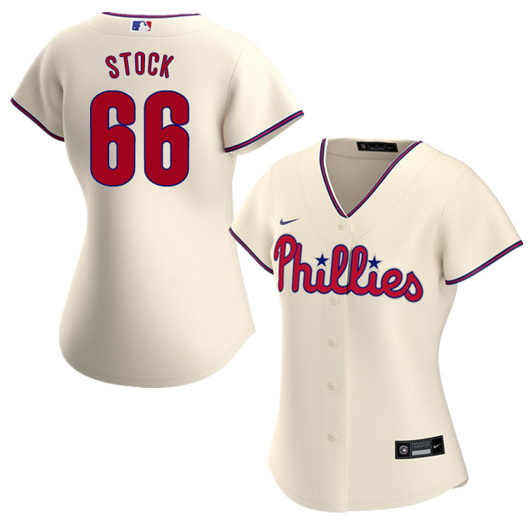 Nike Women #66 Robert Stock Philadelphia Phillies Baseball Jerseys Sale-Cream